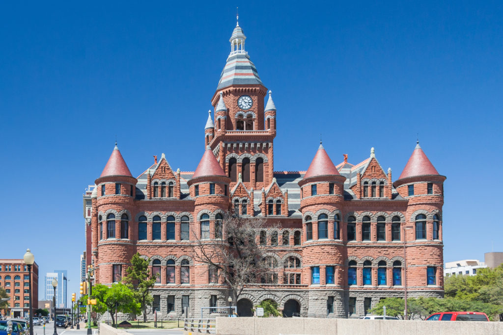 Old Red Museum, formerly Dallas County Courthouse in Dallas, Texas